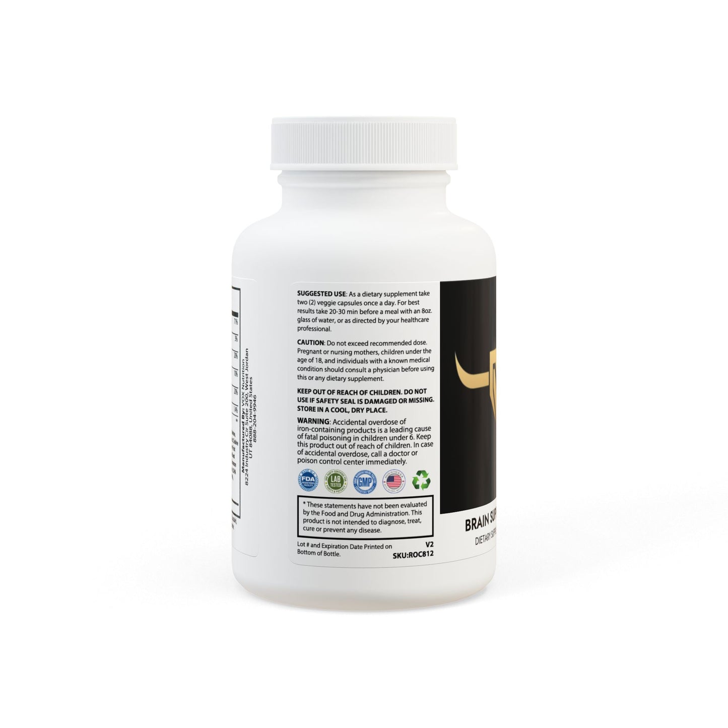VM Brain Support Complex Supplement (60 Capsules)