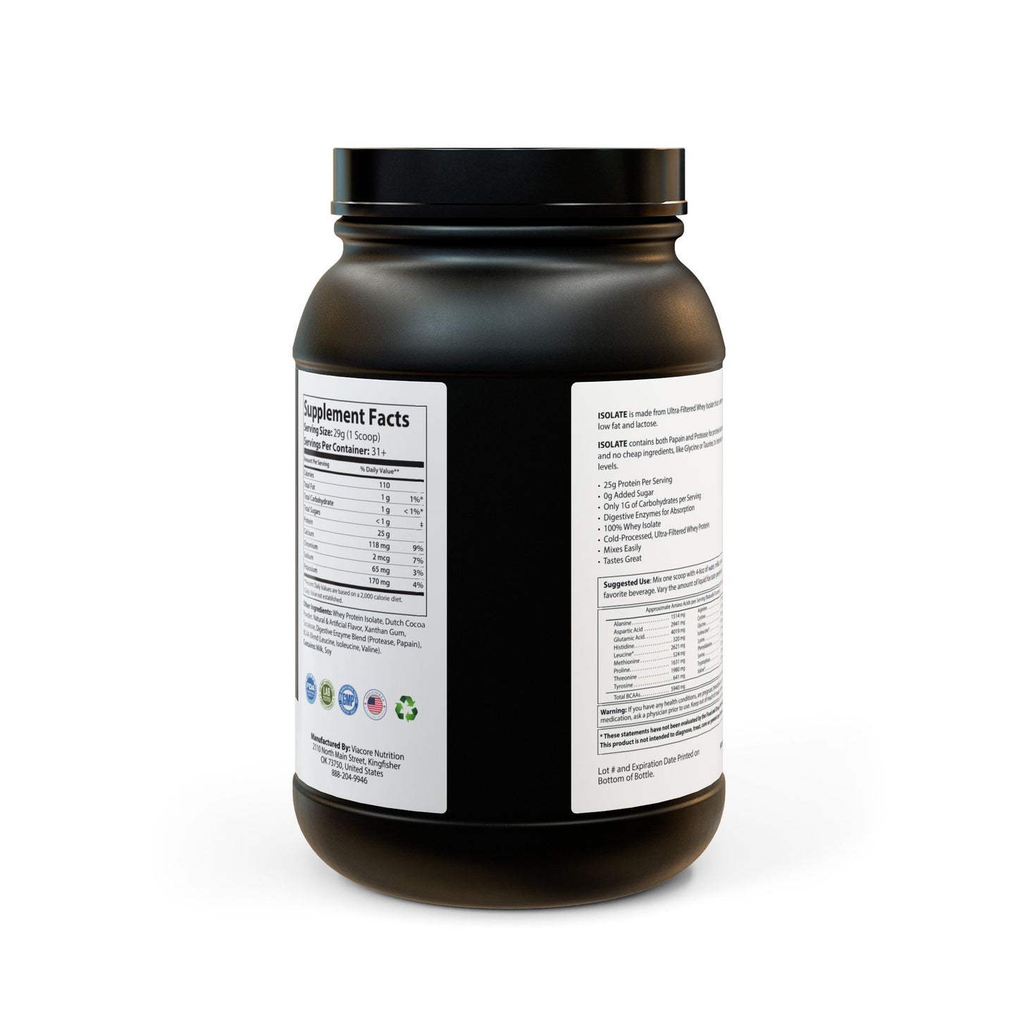 Vitaly Motion Whey Isolate Protein Supplement (907g, 2lb)