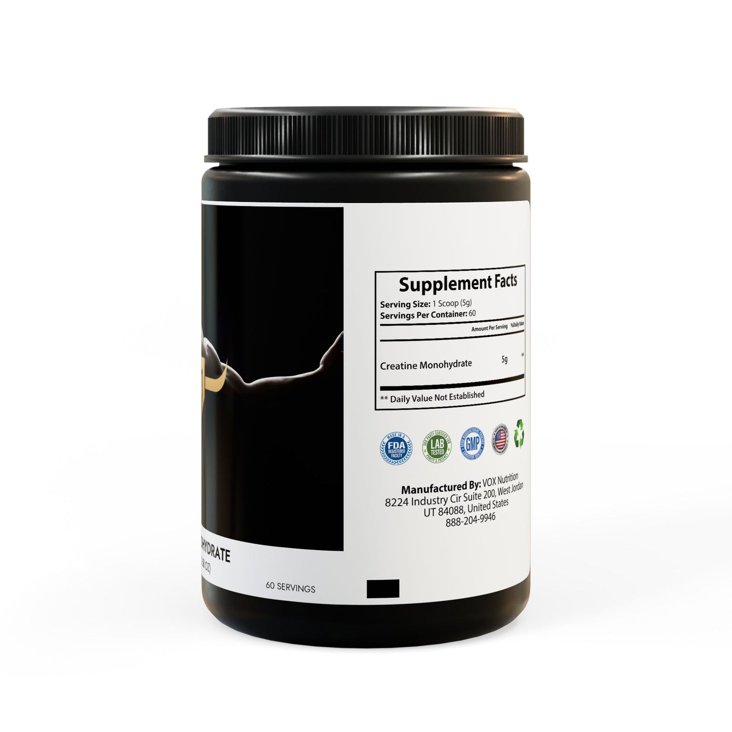 Creatine Monohydrate Supplement (300g, 10.58oz)