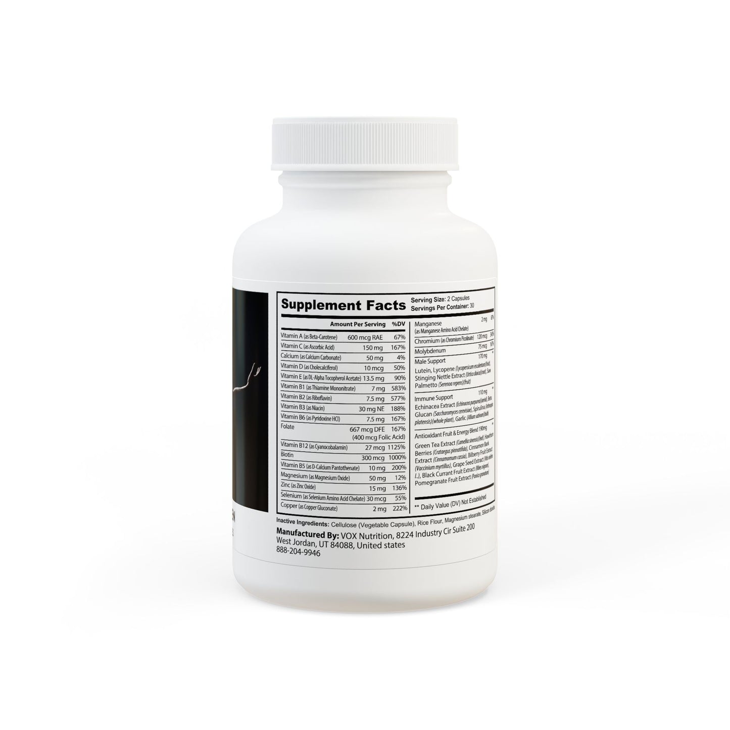 VM Multivitamin for Men Supplement (60 Capsules)