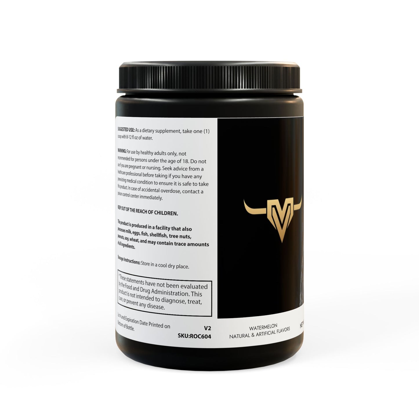 VM BCAA Supplement, Watermelon (325g, 11.46oz, 45 servings)