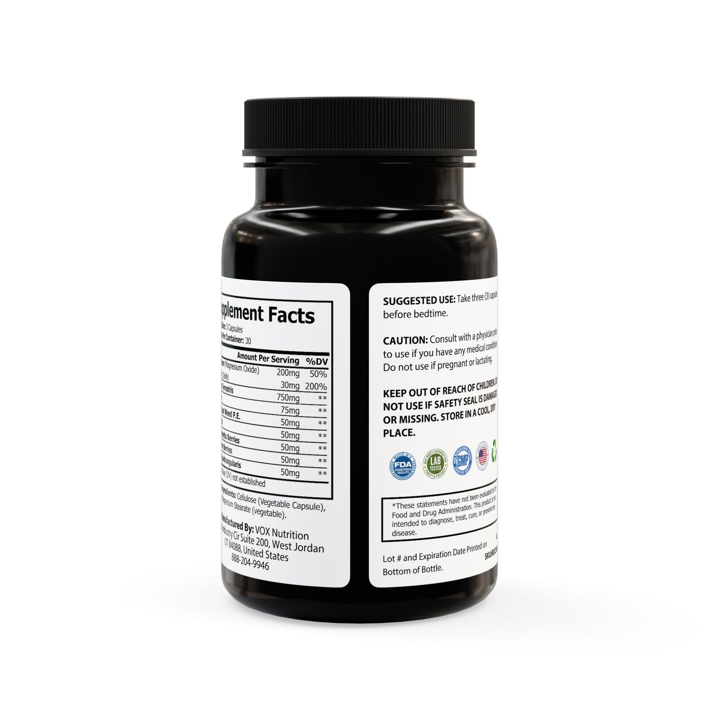 VM Magnesium Zinc Supplement (90 Capsules)
