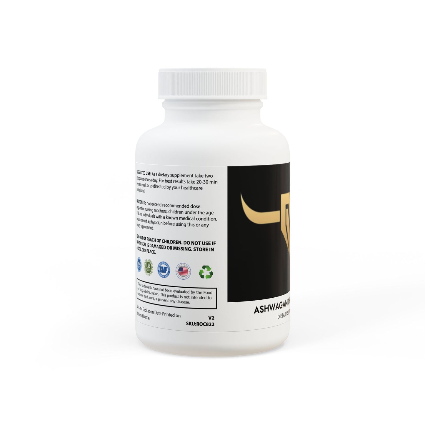 Ashwagandha and Black Pepper Supplement (60 capsules)