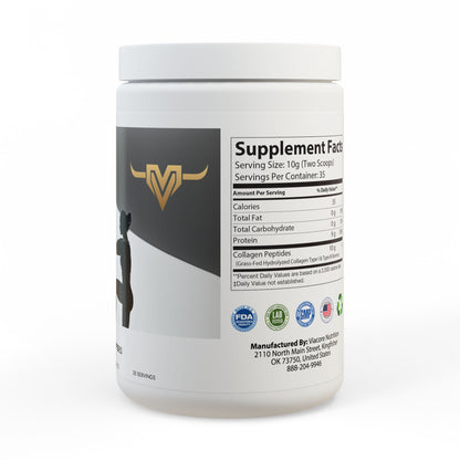 VM Collagen Peptides Type I & III Supplement (350g, 12.3oz)
