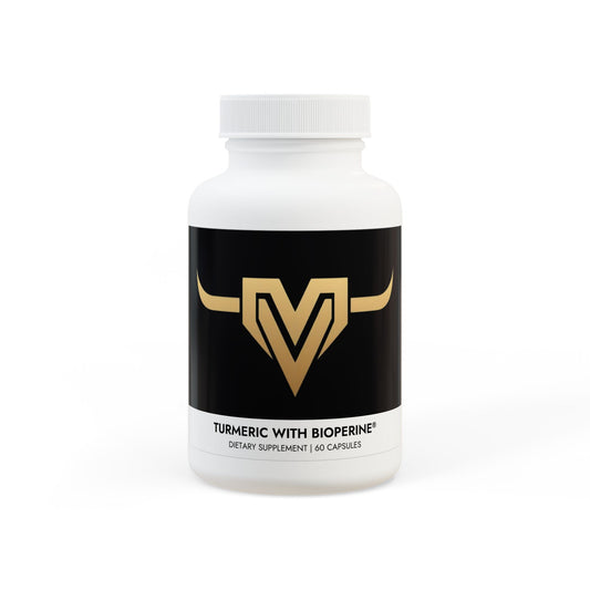 VM Turmeric with BioPerine® (Black Pepper Fruit Extract) Supplement (60 Capsules)
