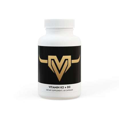Vitamin K2 + D3 Supplement (60 Capsules)