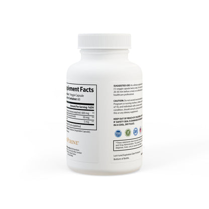 VM Turmeric with BioPerine® (Black Pepper Fruit Extract) Supplement (60 Capsules)