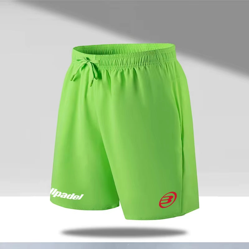 New Men'S Padel Sport Shorts Summer Male Breathable Tennis Shorts Quick-Drying Badminton Trousers Outdoor Running Sportwear