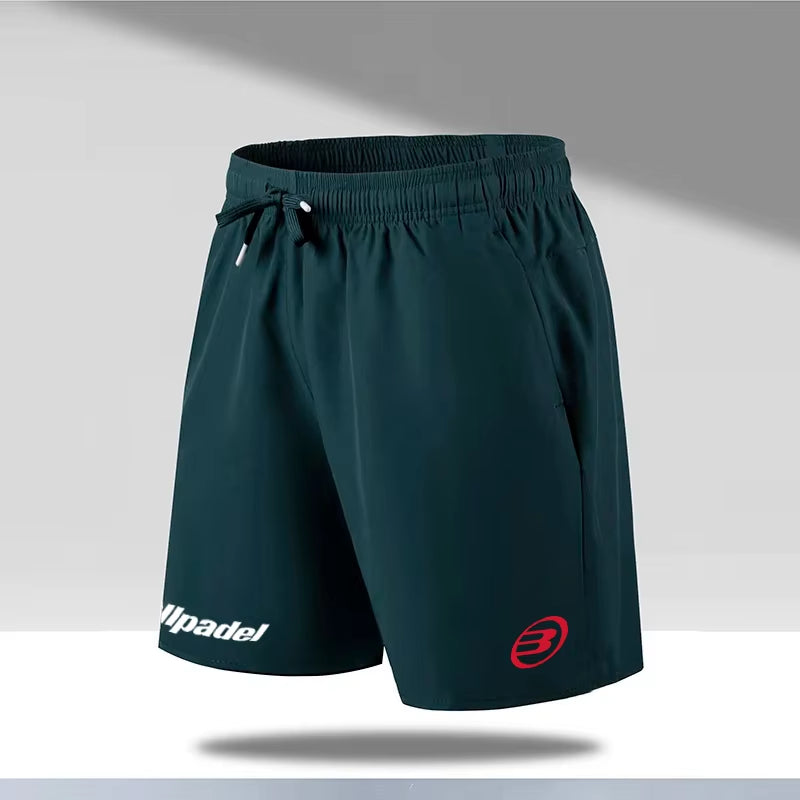 New Men'S Padel Sport Shorts Summer Male Breathable Tennis Shorts Quick-Drying Badminton Trousers Outdoor Running Sportwear