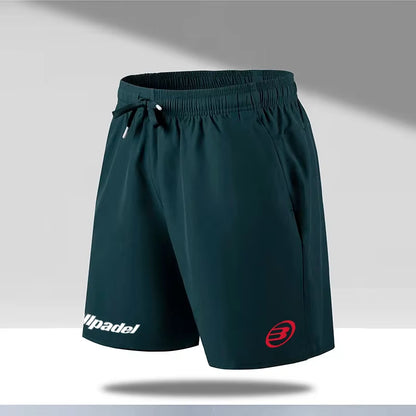 New Men'S Padel Sport Shorts Summer Male Breathable Tennis Shorts Quick-Drying Badminton Trousers Outdoor Running Sportwear