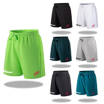 New Men'S Padel Sport Shorts Summer Male Breathable Tennis Shorts Quick-Drying Badminton Trousers Outdoor Running Sportwear