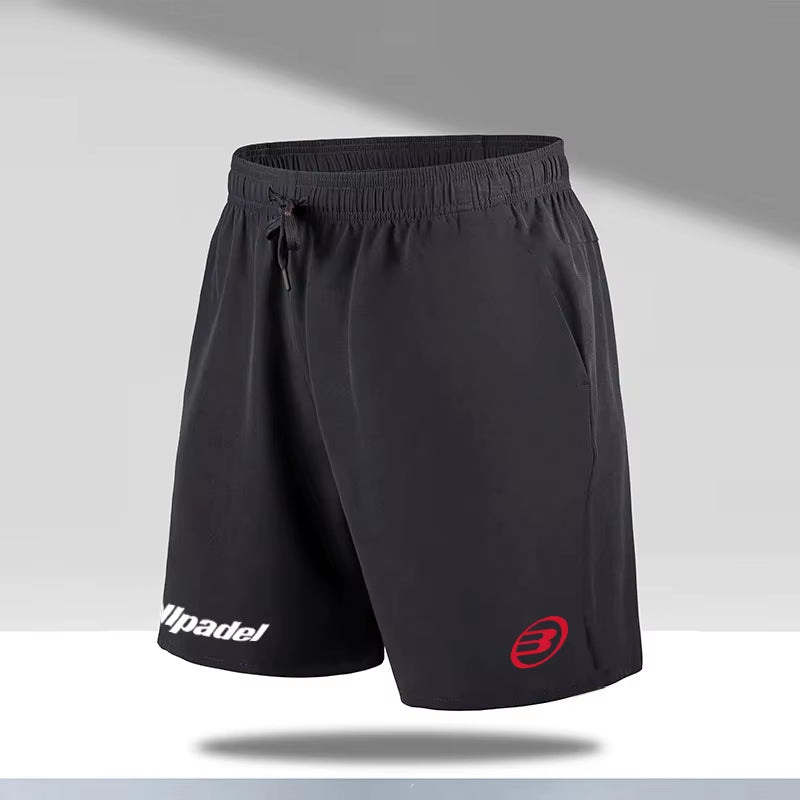 New Men'S Padel Sport Shorts Summer Male Breathable Tennis Shorts Quick-Drying Badminton Trousers Outdoor Running Sportwear