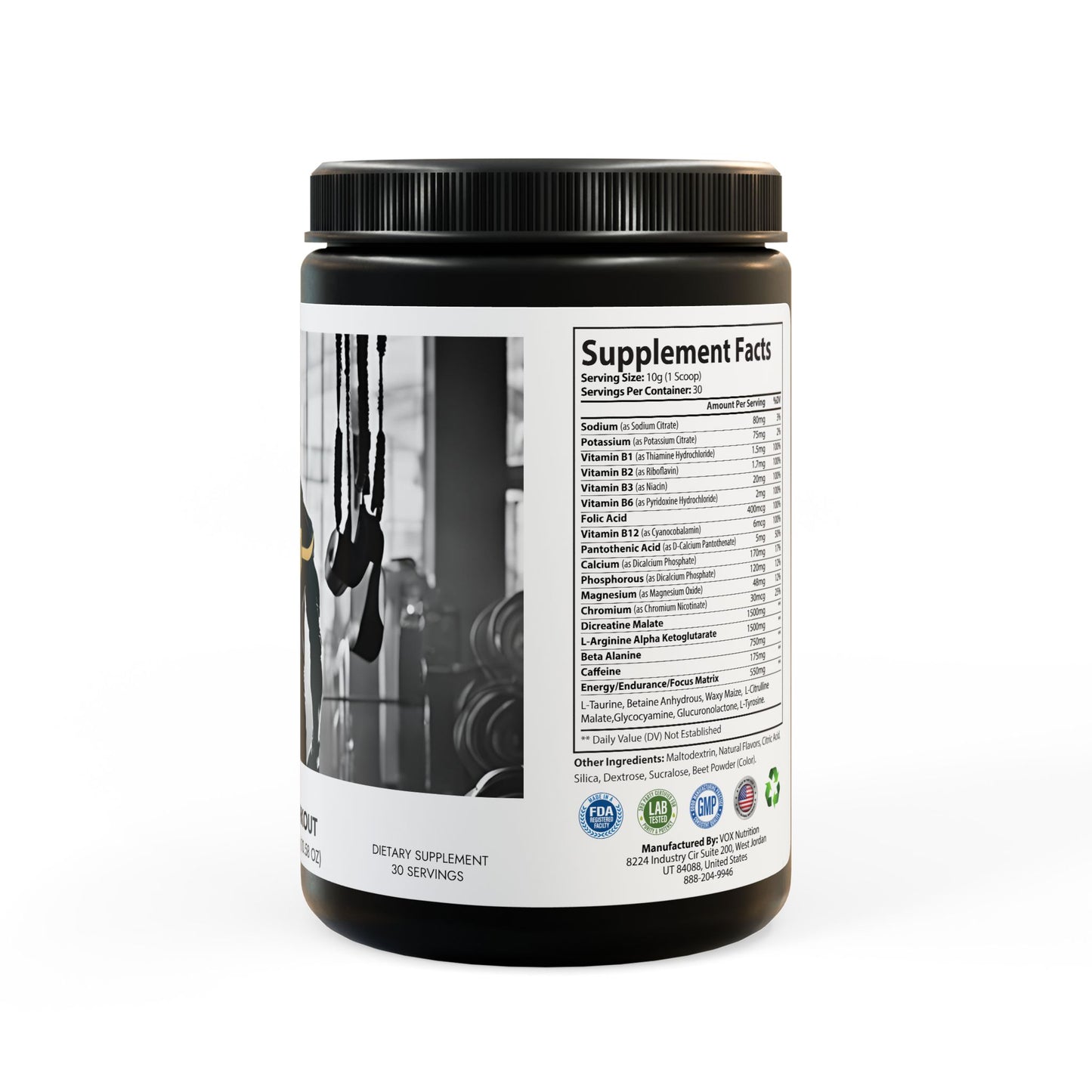 Pre-Workout Supplement, Watermelon (300g, 10.58oz)