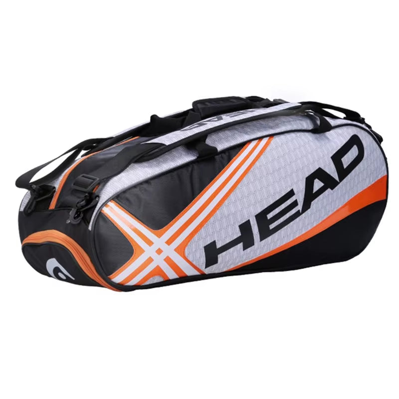 Original  Tennis Bag 6 Tennis Rackets Men Padel Tennis Backpack Djokovic  Tennis Racket Backpack with Shoes Compartment