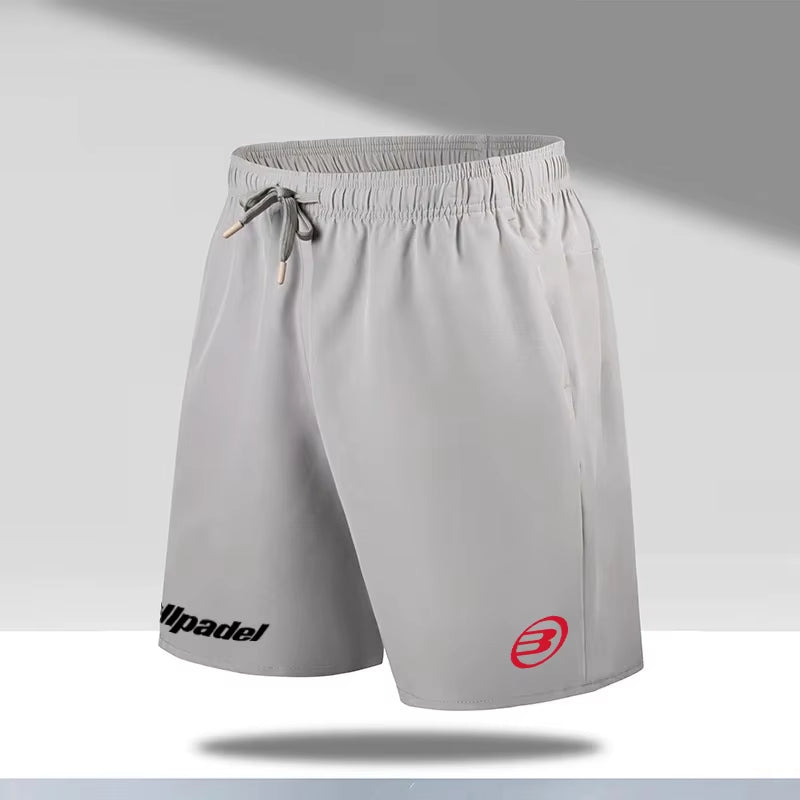 New Men'S Padel Sport Shorts Summer Male Breathable Tennis Shorts Quick-Drying Badminton Trousers Outdoor Running Sportwear