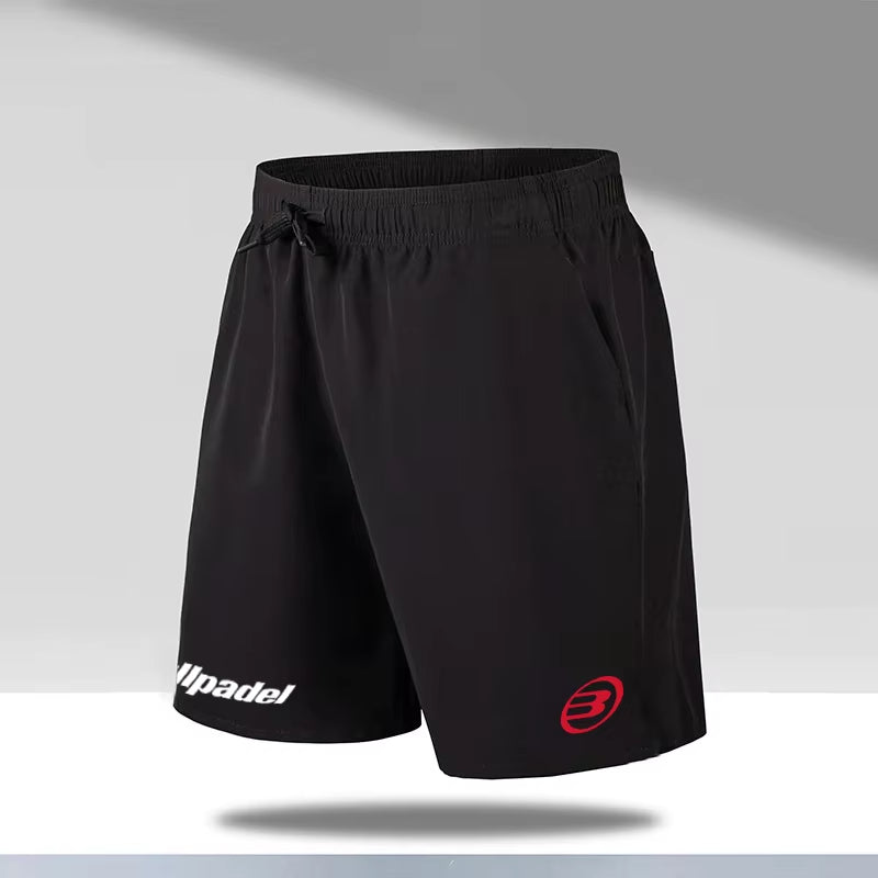 New Men'S Padel Sport Shorts Summer Male Breathable Tennis Shorts Quick-Drying Badminton Trousers Outdoor Running Sportwear